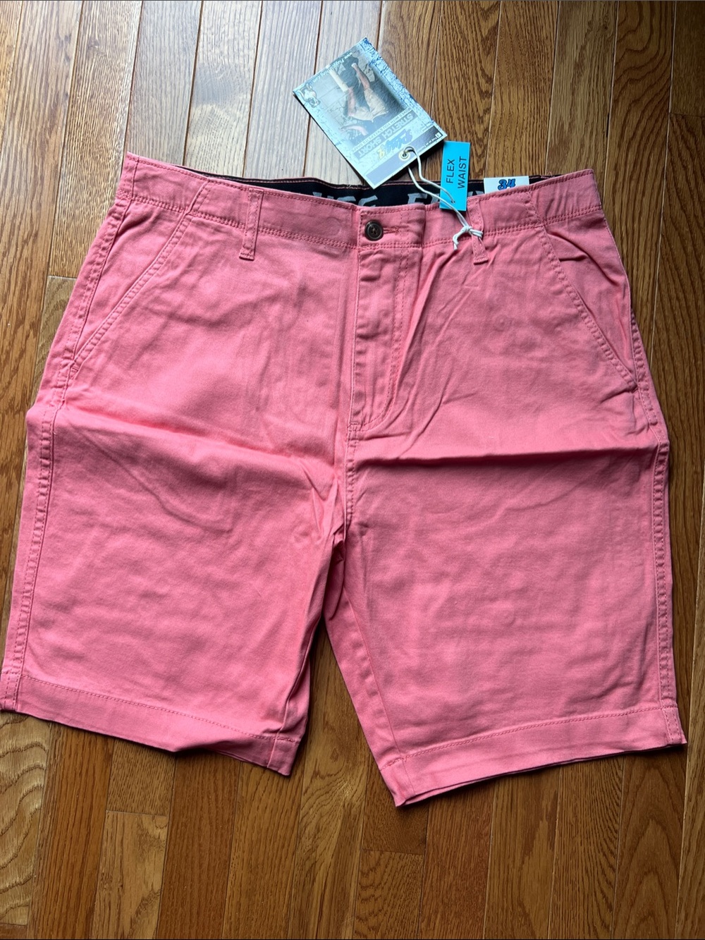 Vineyard Vines Coral Flat-Front Men's Shorts